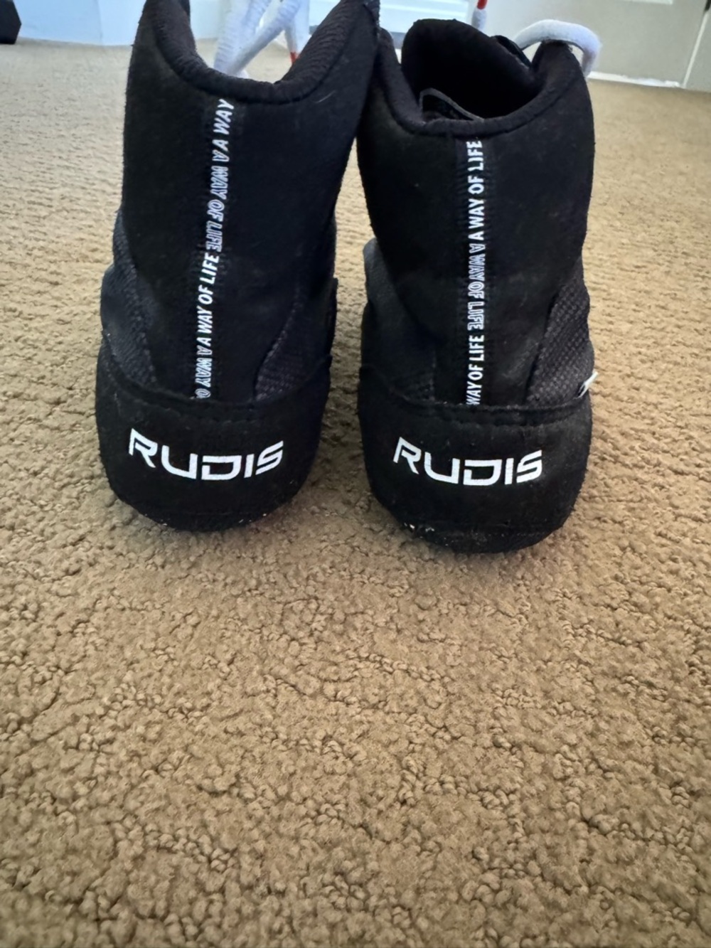 RUDIS Men's Colt 2.0 Wrestling Shoes - Black & White - Picture 6 of 8